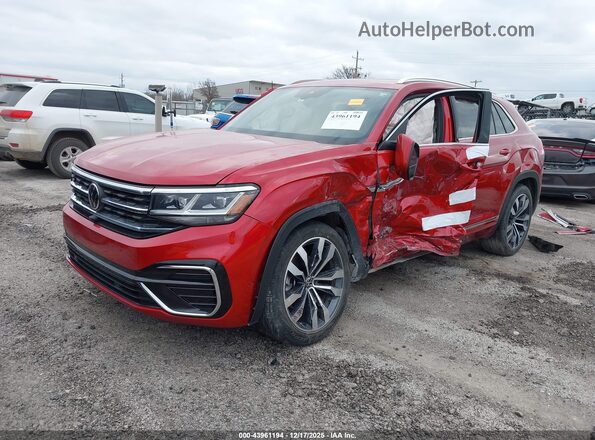 1V2FE2CA4PC206702 2023 VOLKSWAGEN ATLAS Red Front left