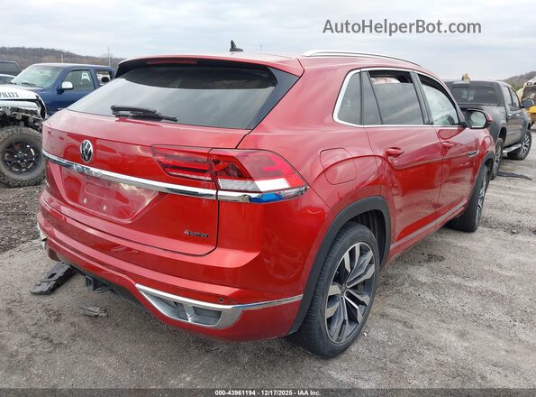1V2FE2CA4PC206702 2023 VOLKSWAGEN ATLAS Red Rear right