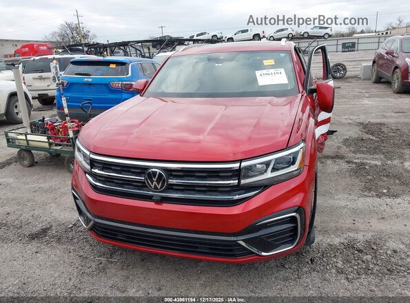 1V2FE2CA4PC206702 2023 VOLKSWAGEN ATLAS Red Rear interior view