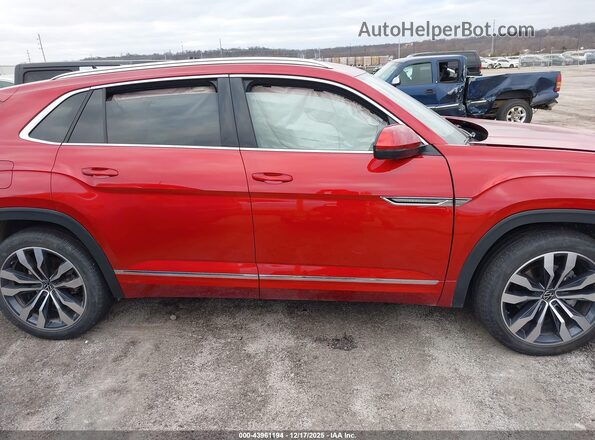 1V2FE2CA4PC206702 2023 VOLKSWAGEN ATLAS Red 360 interior view