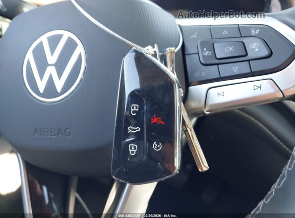1V2HR2CA8RC615298 2024 VOLKSWAGEN ATLAS Black Вид панелі приладів