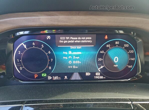 1V2HR2CA9SC533652 2025 VOLKSWAGEN ATLAS Silver Instrument cluster view