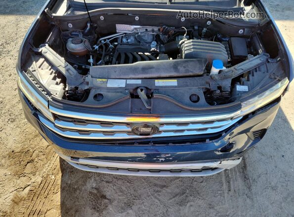 1V2JR2CA9PC506959 2023 VOLKSWAGEN ATLAS Blue Vista del compartimento del motor