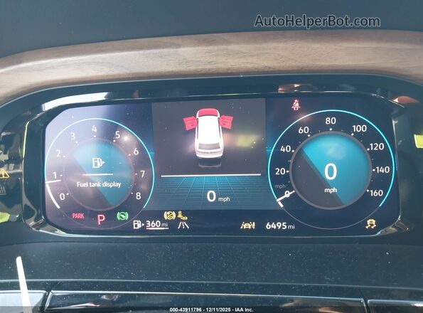 1V2LR2CA8SC558813 2025 VOLKSWAGEN ATLAS Black Հետևի նստատեղերի տեսք
