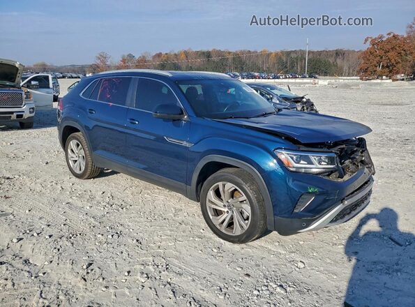 1V2MC2CA6LC206014 2020 VOLKSWAGEN ATLAS Blue Front right