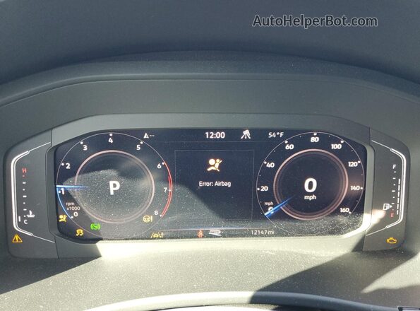 1V2SR2CA2PC557109 2023 VOLKSWAGEN ATLAS Gray Вид щитка приладів