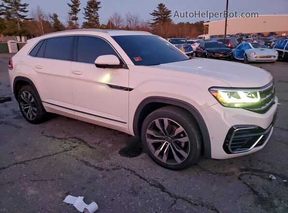 1V2TE2CA2LC221485 2020 VOLKSWAGEN ATLAS White წინა მარჯვენა