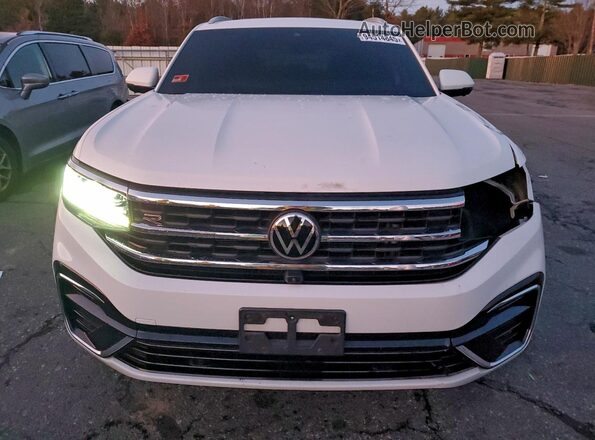 1V2TE2CA2LC221485 2020 VOLKSWAGEN ATLAS White წინა ხედი