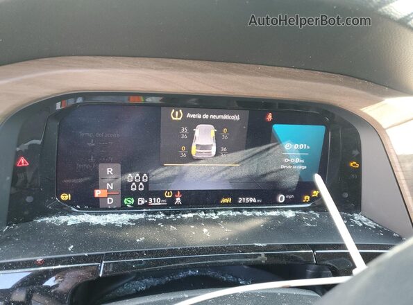 1V2WR2CA0RC579663 2024 VOLKSWAGEN ATLAS Угольный Вид щитка приборов