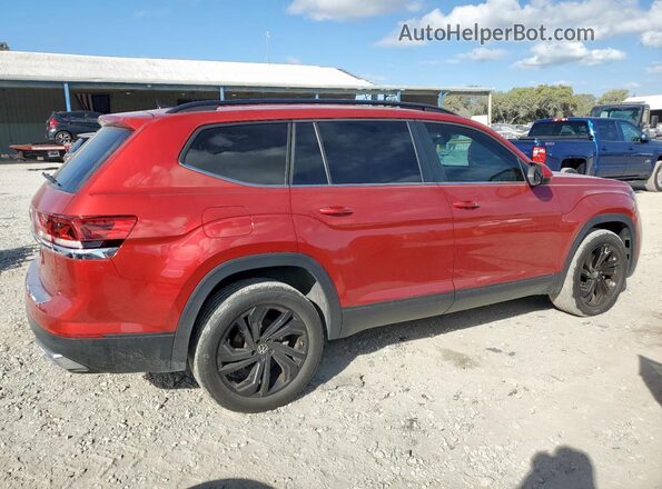 1V2WR2CA4PC544735 2023 VOLKSWAGEN ATLAS Красный Задняя правая четверть