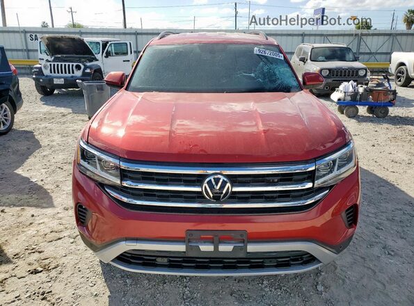 1V2WR2CA4PC544735 2023 VOLKSWAGEN ATLAS Красный Вид спереди