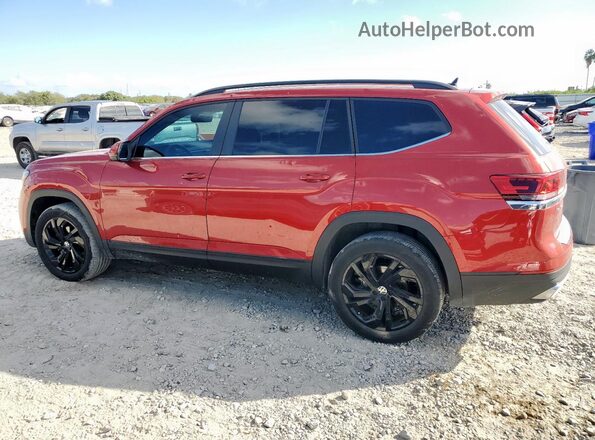 1V2WR2CA4PC544735 2023 VOLKSWAGEN ATLAS Красный Задняя левая четверть