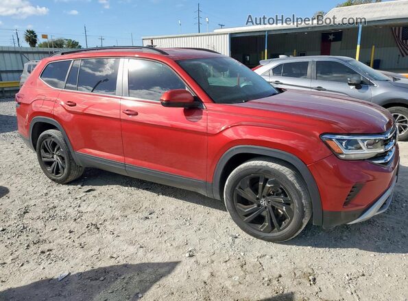 1V2WR2CA4PC544735 2023 VOLKSWAGEN ATLAS Красный Передняя правая четверть