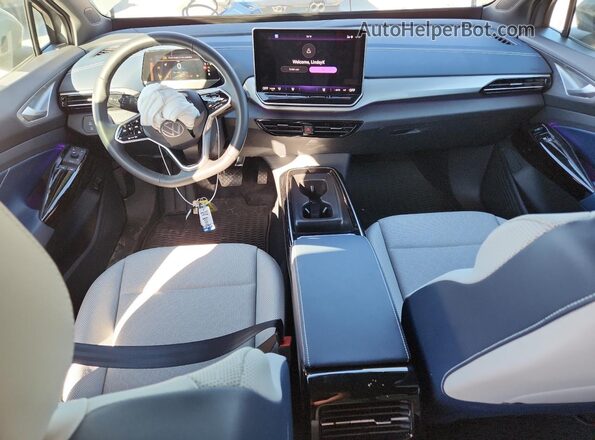 1V2WSPE80SC001127 2025 VOLKSWAGEN ID.4 Gray Widok deski rozdzielczej