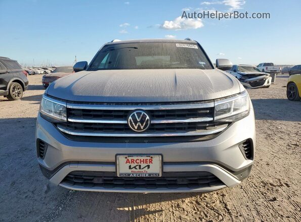 1V2YC2CA1LC226821 2020 VOLKSWAGEN ATLAS Silver Front view