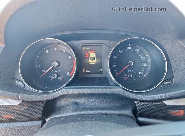 1VWMA7A31KC014634 2019 VOLKSWAGEN PASSAT Красный Вид щитка приборов