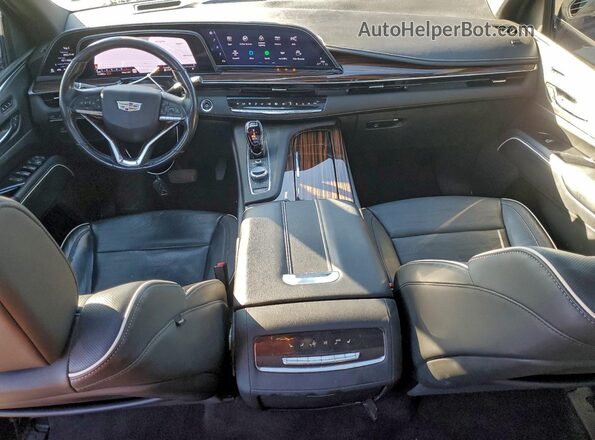 1GYS4KKL0PR153462 2023 CADILLAC ESCALADE Black ხელსაწყოთა პანელის ხედი
