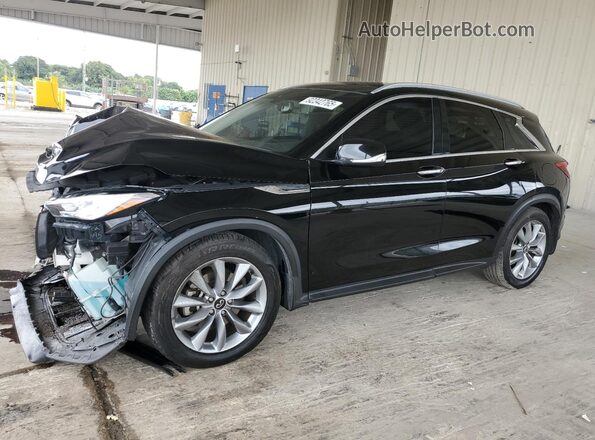 3PCAJ5BA3MF106695 2021 INFINITI QX50 Black უკანა მარცხენა