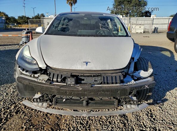 5YJ3E1EAXLF744927 2020 TESLA MODEL White Հետևի տեսք