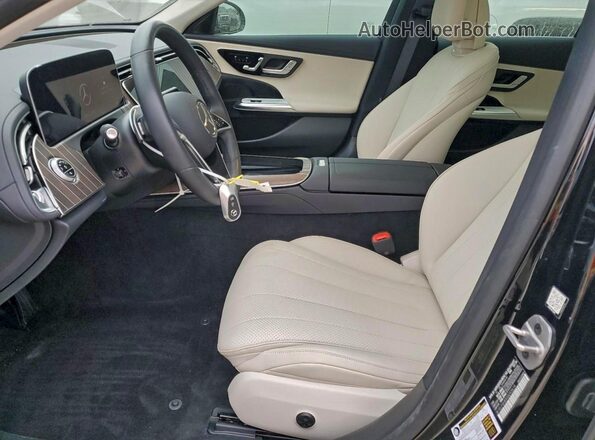 W1KLF4HB9SA093614 2025 MERCEDES-BENZ E Black Widok wnętrza z przodu