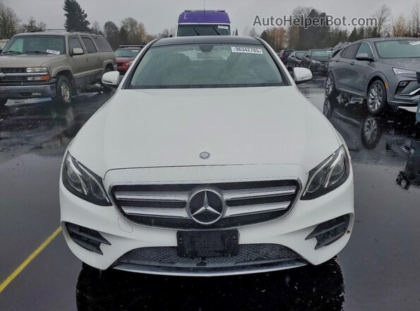 WDDZF4KB5HA130797 2017 MERCEDES-BENZ E White Vista trasera