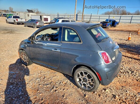 3C3CFFKH4JT420998 2018 FIAT 500 Gray Задня права чверть