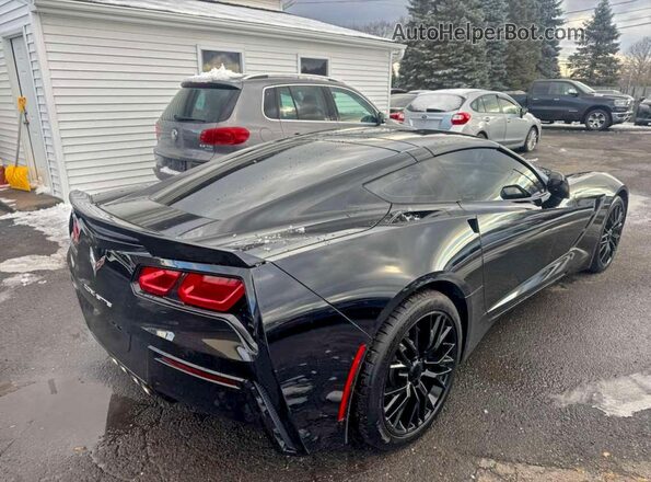 1G1YD2D7XG5111493 2016 CHEVROLET CORVETTE Black Передня права чверть
