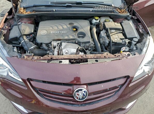 W04WH3N58JG032934 2018 BUICK CASCADA Burgundy ძრავის განყოფილების ხედი