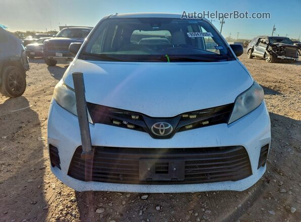 5TDZZ3DC7LS038037 2020 TOYOTA SIENNA White Widok z tyłu