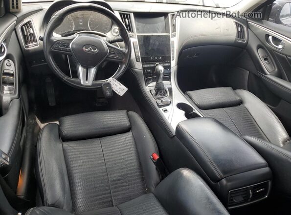 JN1EV7AP9KM541848 2019 INFINITI Q50 Black Вид щитка приладів
