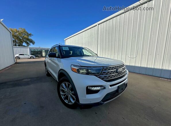 1FMSK7FH0MGA85648 2021 FORD FORD EXPLORER White Задня ліва чверть