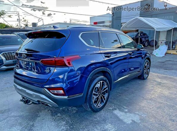 5NMS53AA5LH286869 2020 HYUNDAI SANTA Blue Vista frontal