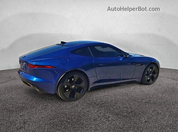 SAJDD1GX8MCK75314 2021 JAGUAR F-TYPE Blue Front view