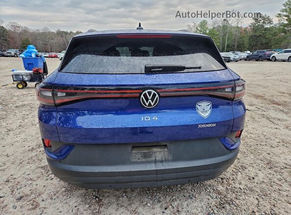 WVGTMPE29NP046554 2022 VOLKSWAGEN ID.4 Blue Widok wnętrza z przodu