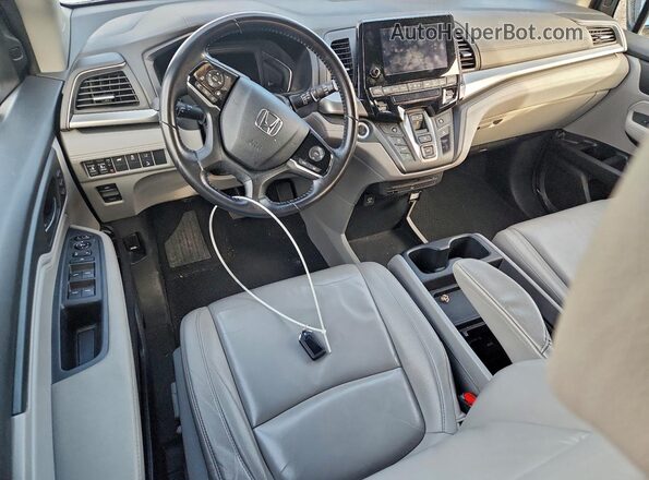 5FNRL6H72LB046745 2020 HONDA ODYSSEY Gray Widok zestawu wskaźników