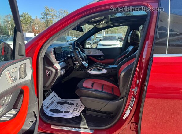 4JGFB6BB0MA450099 2021 MERCEDES-BENZ GLE-CLASS Red Widok deski rozdzielczej