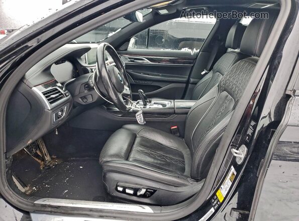 WBA7U2C08MCG36552 2021 BMW 7 SERIES Black Dashboard view