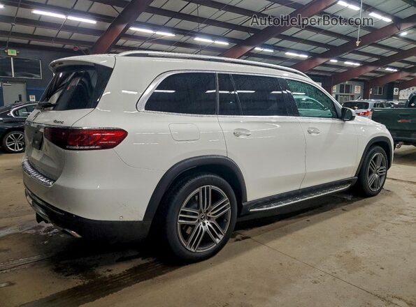 4JGFF5KE0MA381259 2021 MERCEDES-BENZ GLS Белый Передняя правая четверть