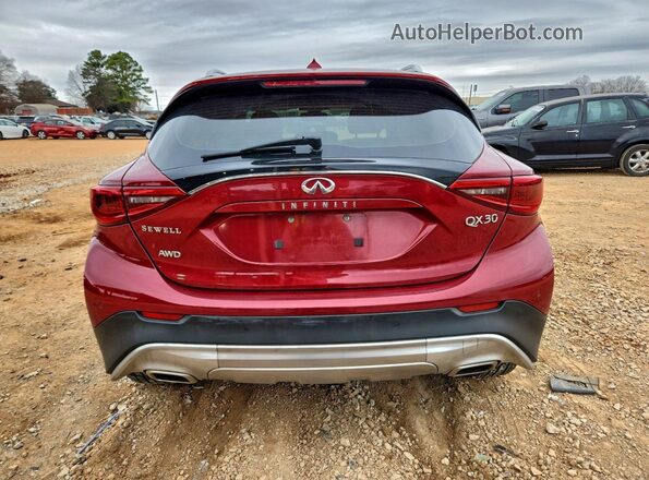 SJKCH5CR6JA045319 2018 INFINITI QX30 Red 