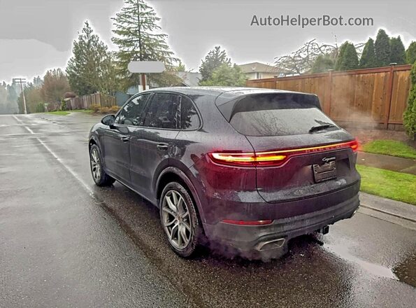 WP1AA2AY0LDA00643 2020 PORSCHE CAYENNE Синий Передняя правая четверть