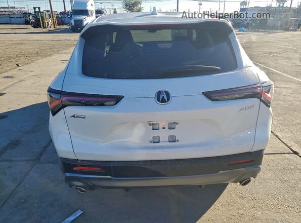 3HDSA1H58SM705851 2025 ACURA ADX White Widok wnętrza z przodu