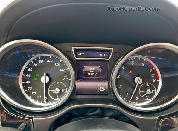 4JGDF7DE3GA639794 2016 MERCEDES-BENZ GL-CLASS Black Instrument cluster view