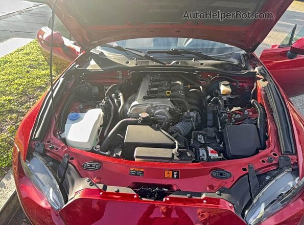 JM1NDAD73J0200475 2018 MAZDA MX-5 Red Vista del salpicadero