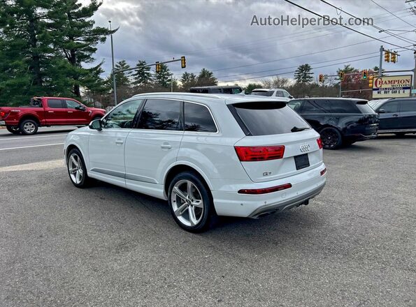 WA1VAAF71KD001323 2019 AUDI Q7 White Передня права чверть