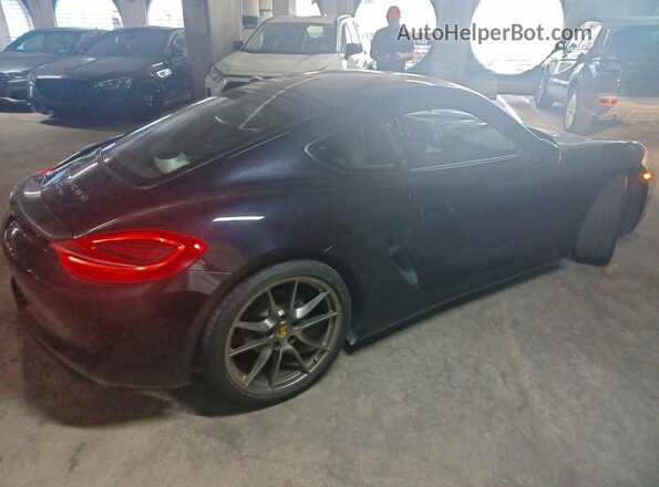 WP0AA2A86GK171223 2016 PORSCHE CAYMAN Black Widok z przodu