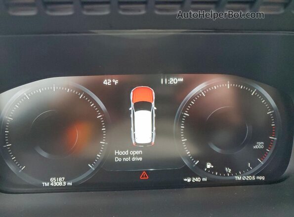 YV4A22PK9L1622058 2020 VOLVO XC90 Белый Вид задних сидений