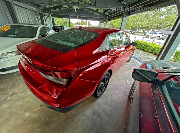 5NPLM4AG2NH064474 2022 HYUNDAI ELANTRA Red Vista frontal