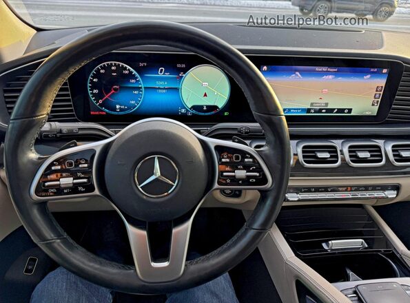 4JGFB4JB3MA444755 2021 MERCEDES-BENZ GLE Gray Вид панелі приладів