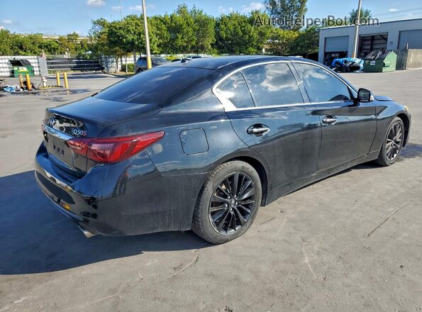 JN1EV7AP4LM206790 2020 INFINITI Q50 Black წინა მარჯვენა