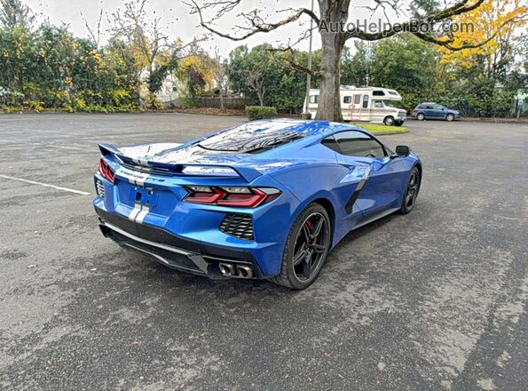 1G1YC2D4XM5122952 2021 CHEVROLET CORVETTE Blue Vista frontal